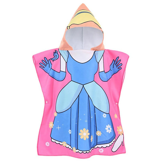 Hooded Poncho Badhanddoek 80-120cm voor kinderen - Diverse Varianten