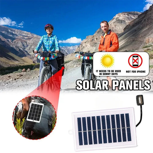 1PC Draagbare Zonnecharger met USB-uitgang voor Buitenactiviteiten