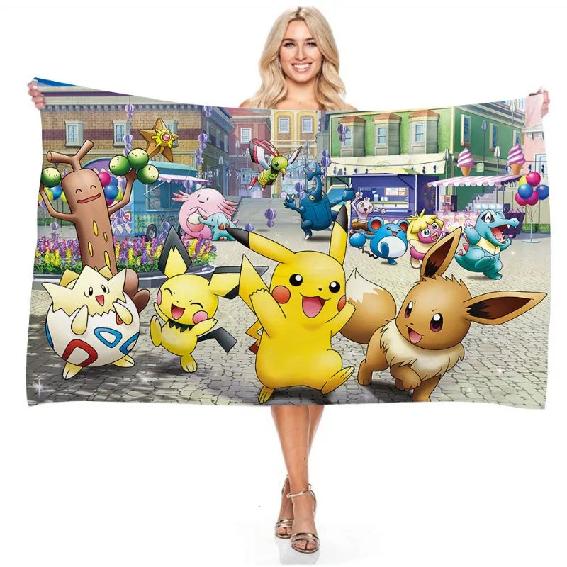 Pokemon Pikachu Standhanddoek Voor Kinderen Met Schattige Ontwerpen