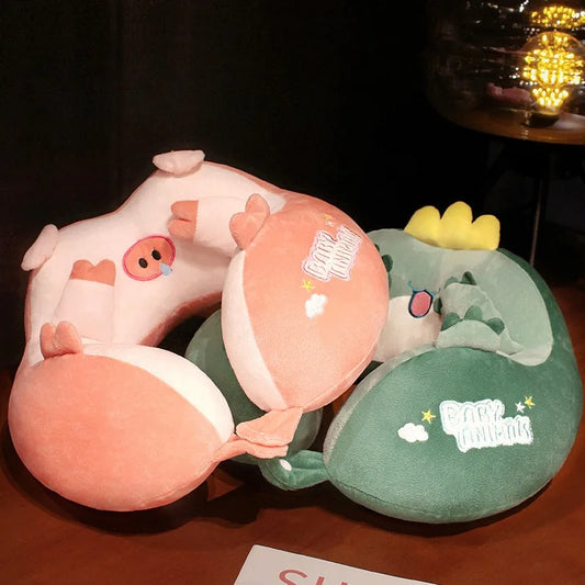 Reis Nekkussen Cartoon U-Vormig Voor Kinderen Comfortabel