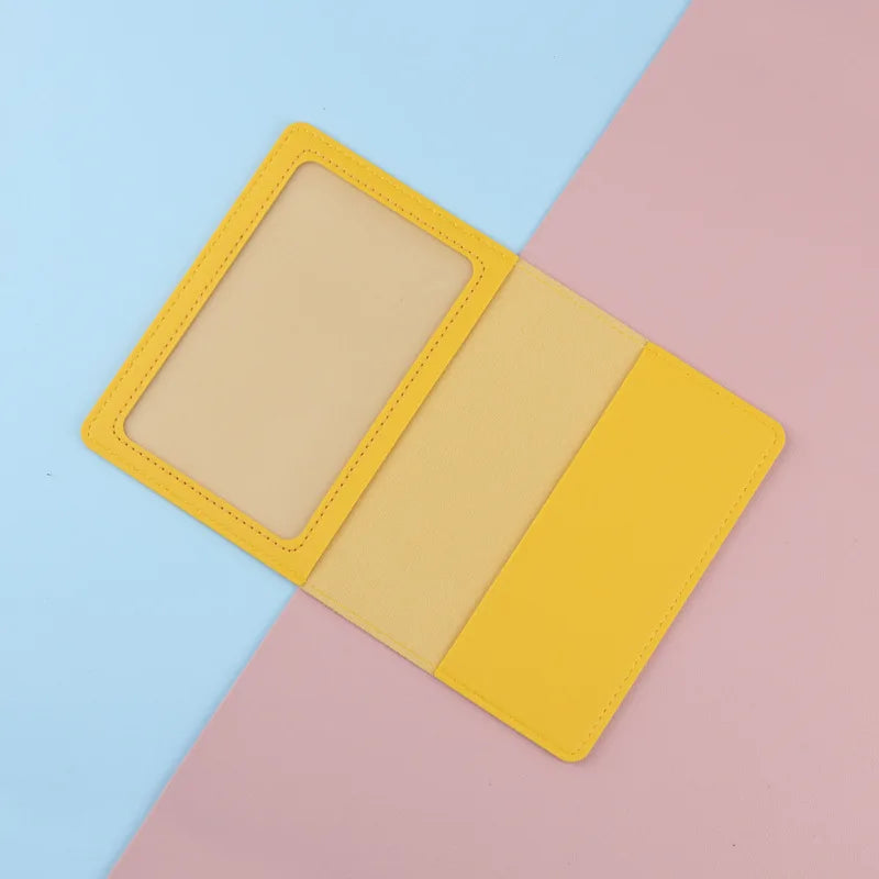 PU Ticket Paspoort Houder met ID en Creditcard Bescherming