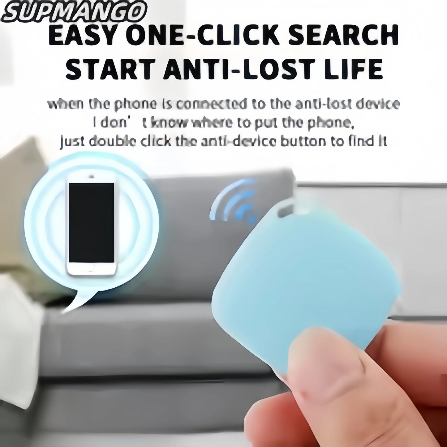 Mini GPS Tracker Bluetooth - Slimme Anti-Verlies Tag voor Bagage, Huisdieren en Kinderen