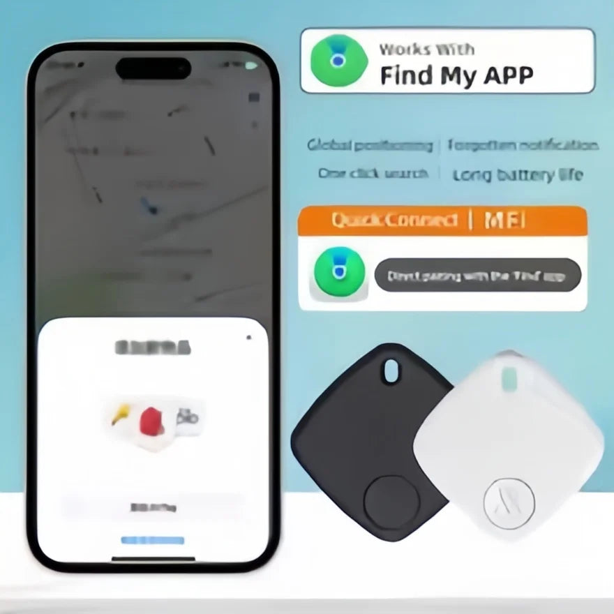 Mini GPS Tracker Bluetooth - Slimme Anti-Verlies Tag voor Bagage, Huisdieren en Kinderen