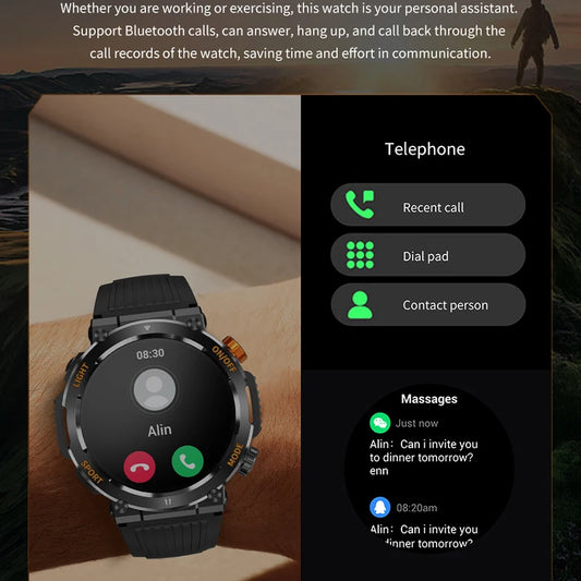 Smartwatch Horloge met Gezondheidsmonitoring
