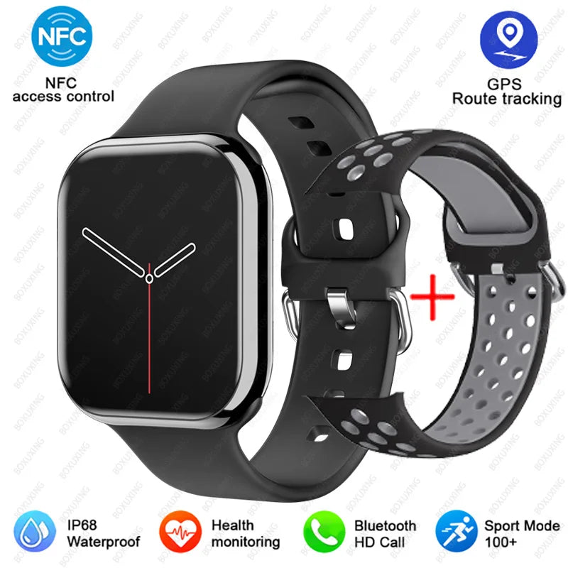 Smartwatch Watch 9 met 2" Display GPS En Waterdicht