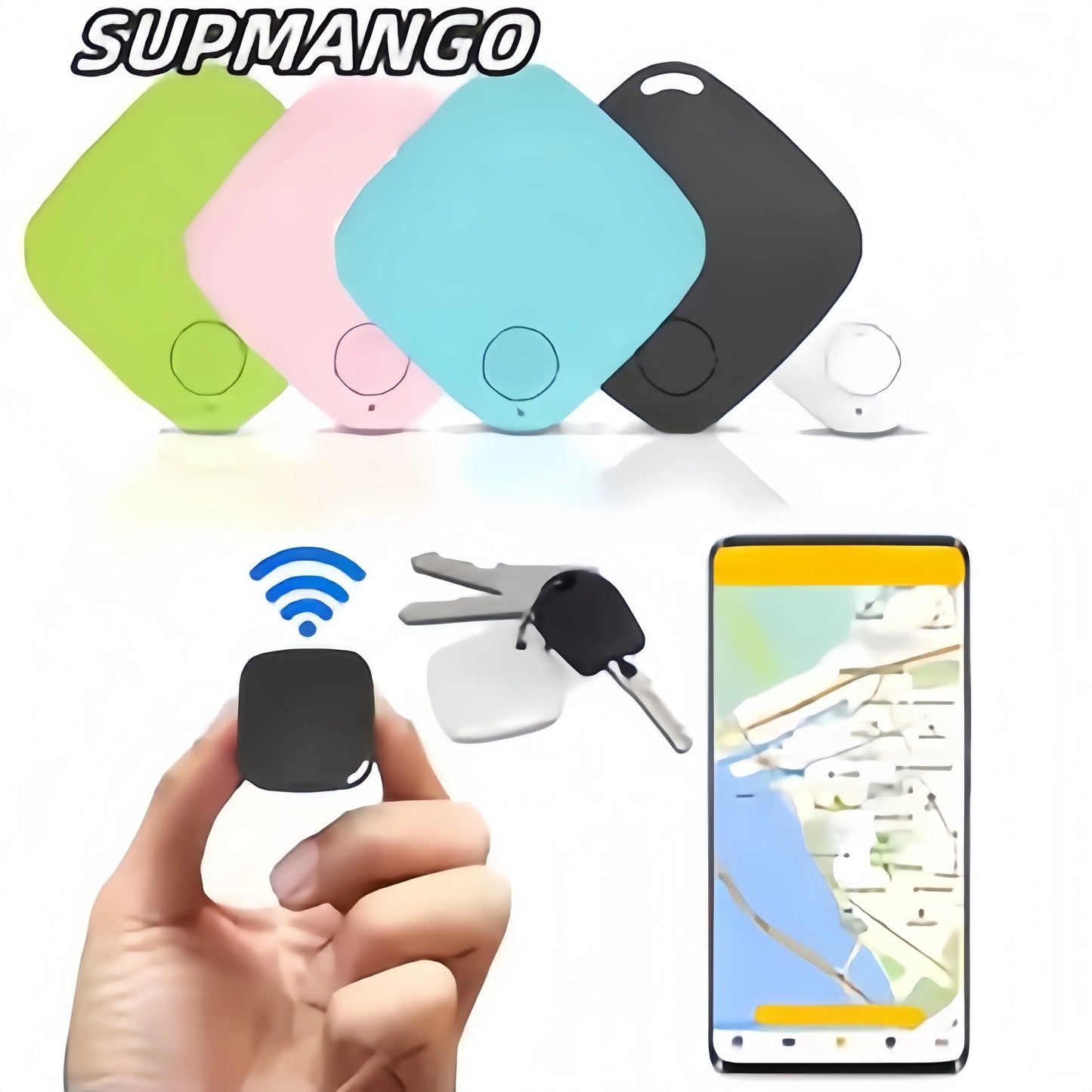 Mini GPS Tracker Bluetooth - Slimme Anti-Verlies Tag voor Bagage, Huisdieren en Kinderen