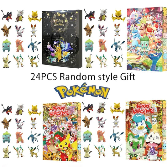 Pokemon Figuren Adventskalender Set Met 24 Kawaii Pikachu Toy Models