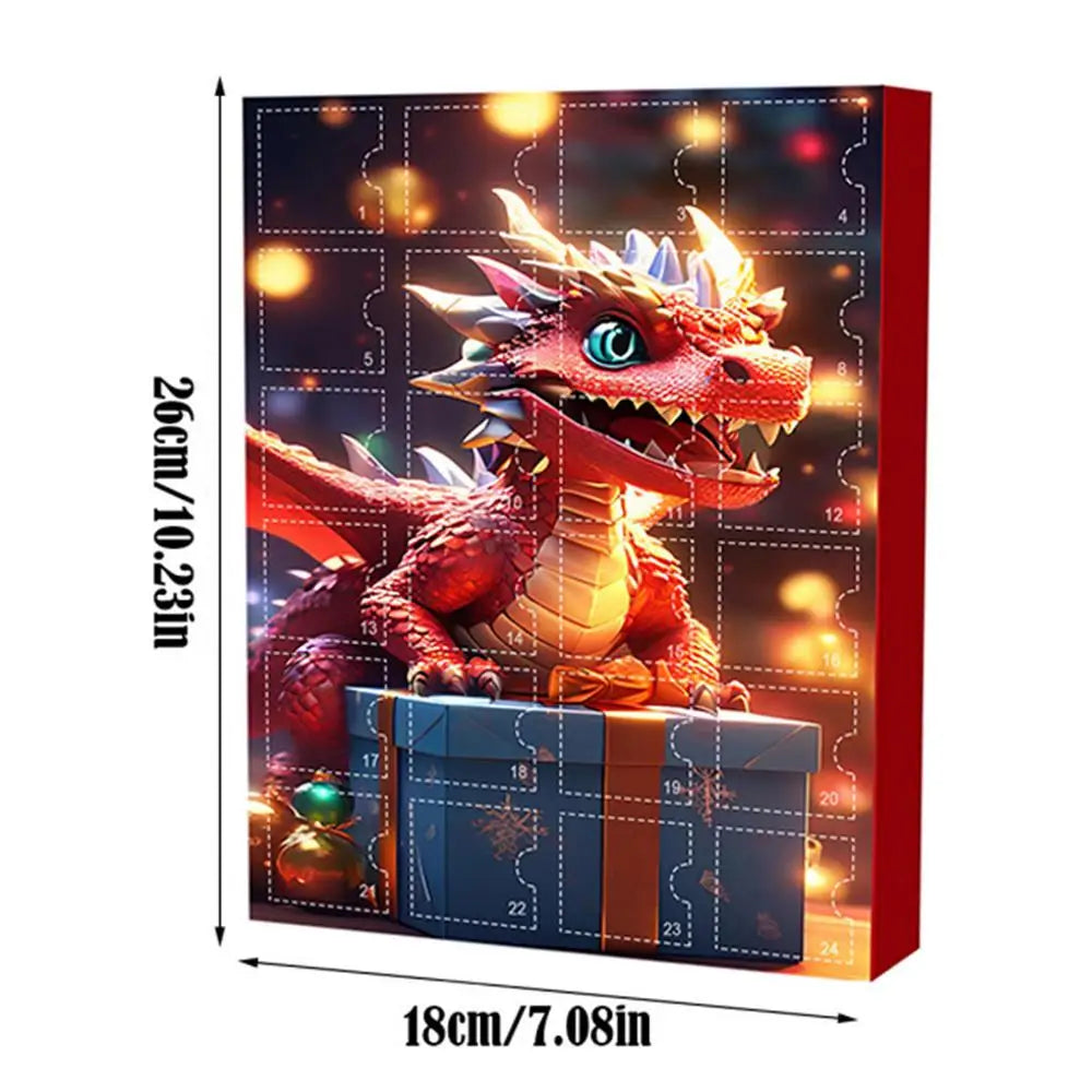 Adventskalender Kerstmis Dinosaurus Hanger 24 Dagen Vakantieplezier