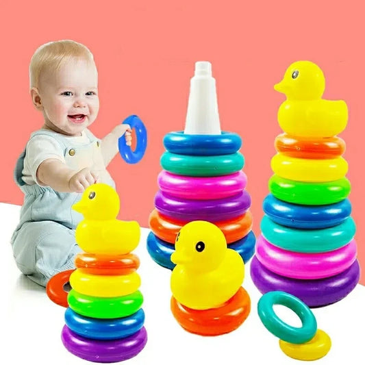 Montessori Baby Speelgoed Rolbal Toren Ontwikkelt Motoriek