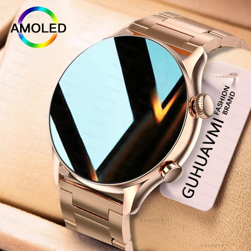 Smartwatch 1.45" AMOLED Scherm Altijd Aan Display