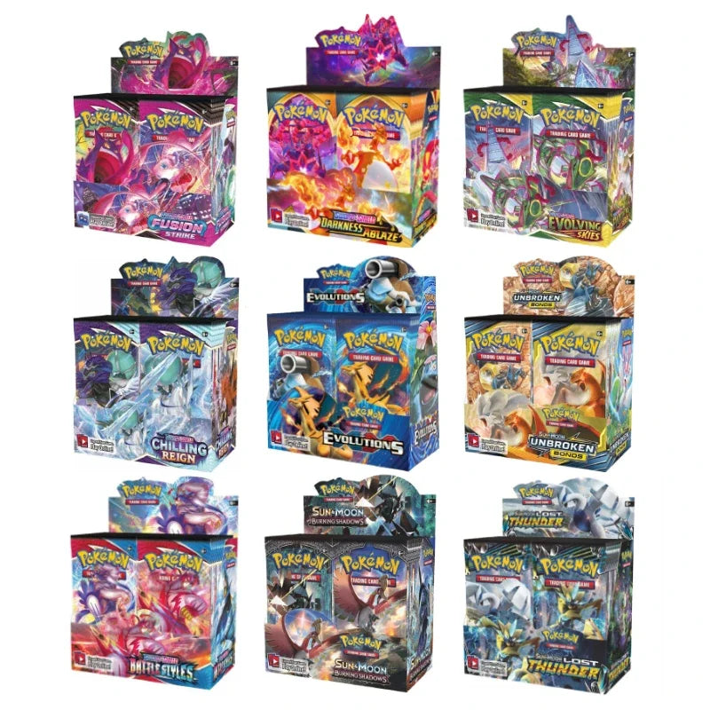 Pokemon Kaart TCG Sets: 324 of 360 stuks Evoluties voor Verzamelaar Engels of Frans