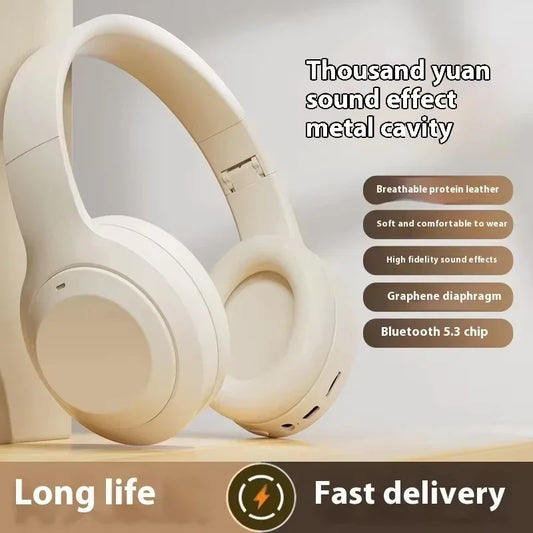 M5 Draadloze Koptelefoon Bluetooth5.3 met Noise Cancelling Functionaliteit