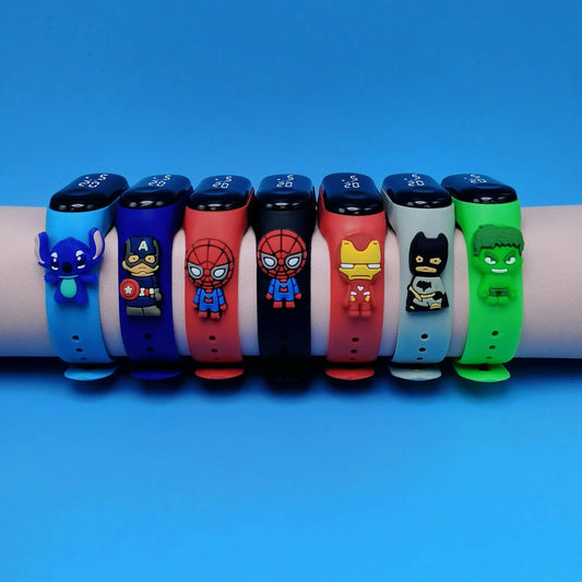 Marvel horloge voor kinderen Met LED Display Waterdicht