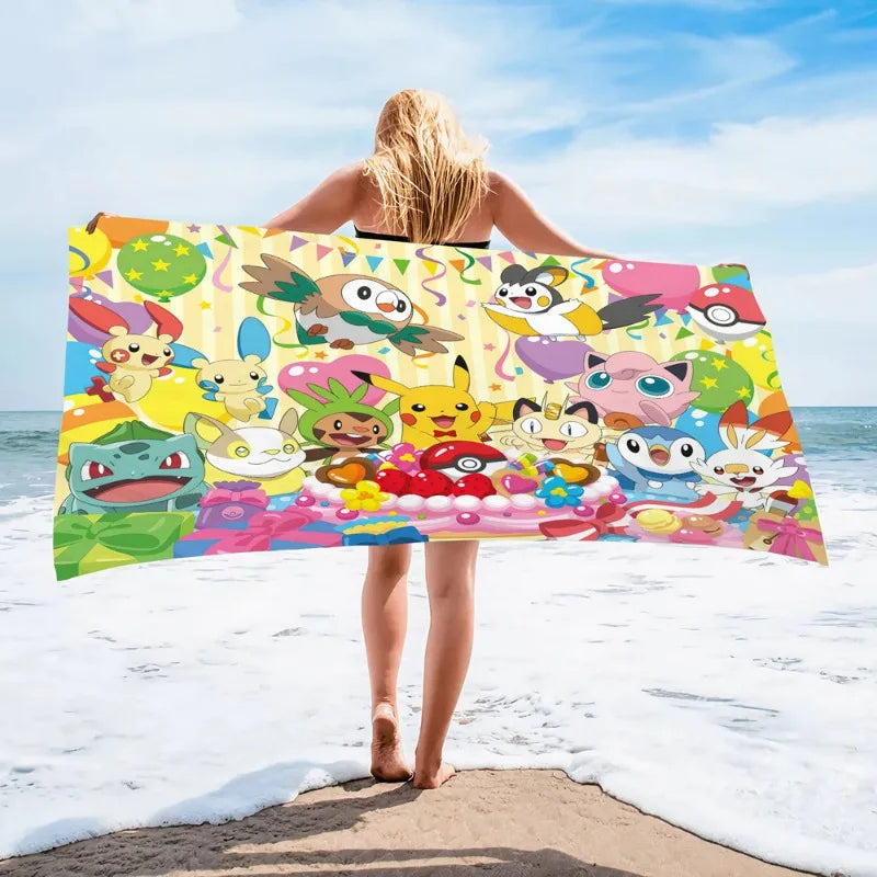 Pokemon Pikachu Standhanddoek Voor Kinderen Met Schattige Ontwerpen