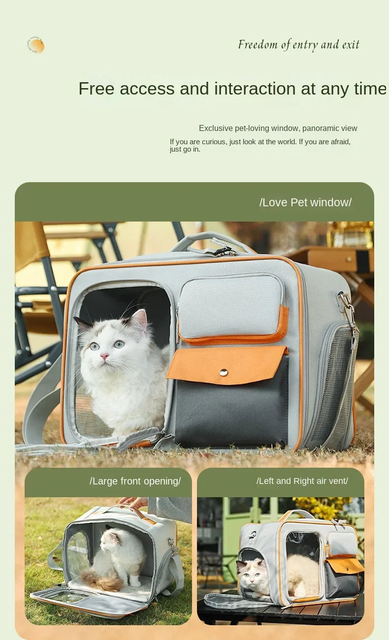 Koffers voor Honden en Katten Trolley Veilig en Gemakkelijk
