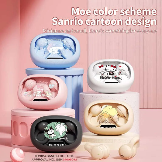 Sanrio X53 EarClip Draadloze Oordopjes met Geluiddemping