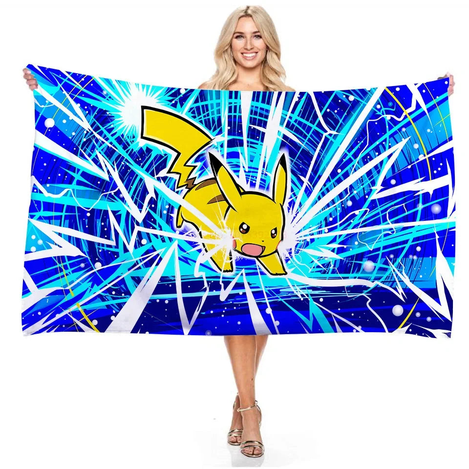 Pokemon Strandhanddoek Pikachu - Perfect Voor Zomerplezier