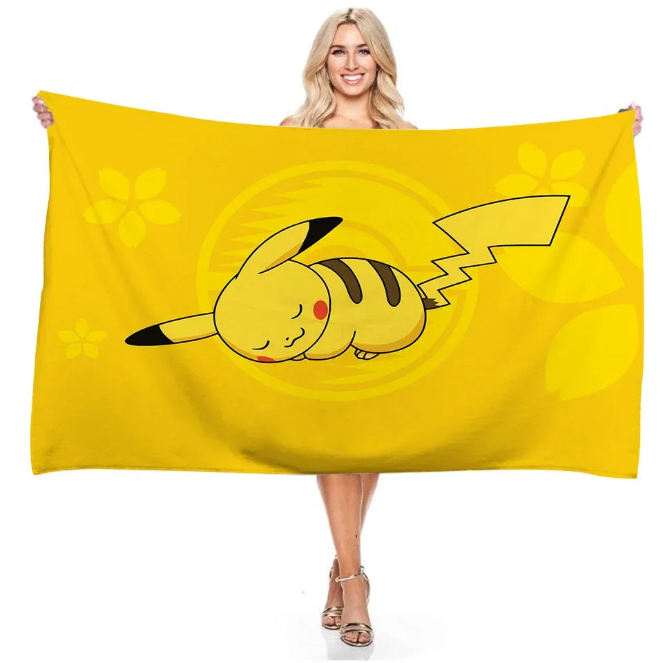 Pokemon Strandhanddoek Pikachu - Perfect Voor Zomerplezier