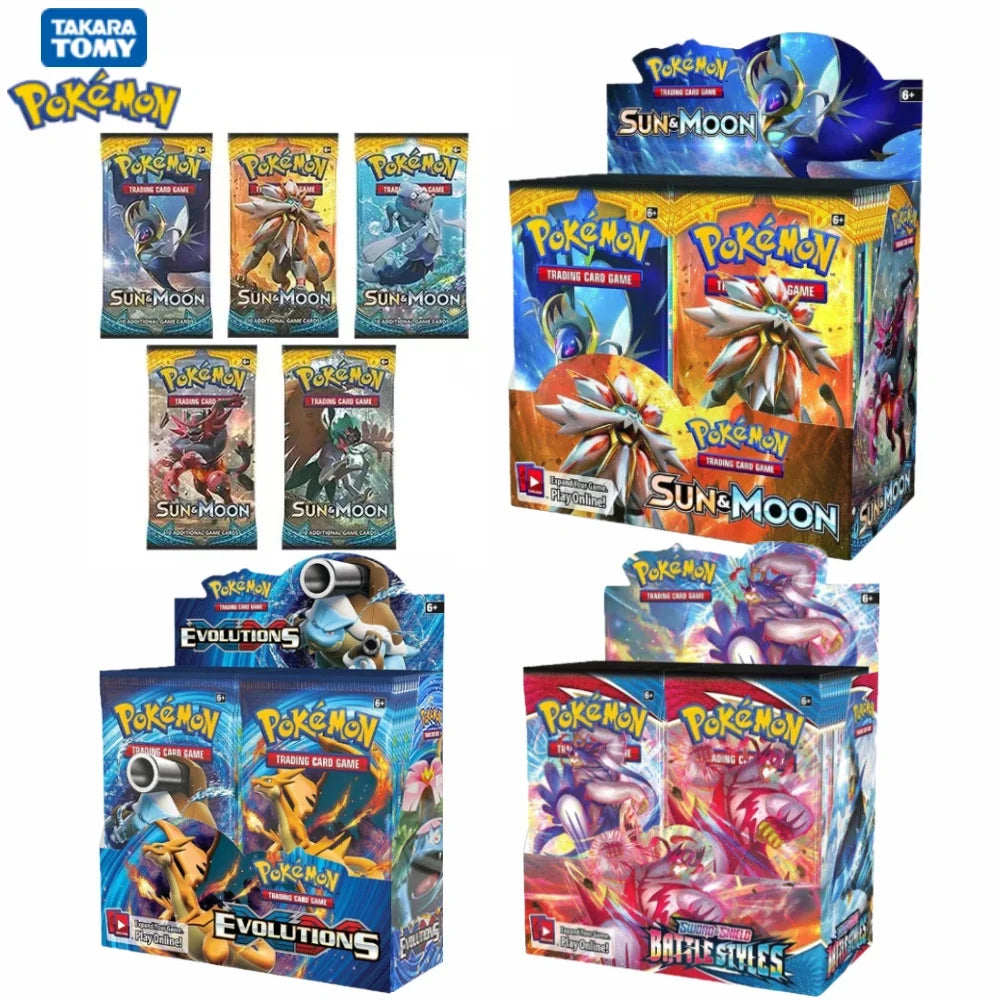 Pokemon Kaart TCG Sets: 324 of 360 stuks Evoluties voor Verzamelaar Engels of Frans