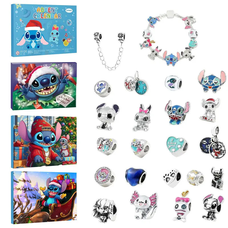 Adventskalender Armbanden Disney Stitch Kerst DIY Sieraden Kit