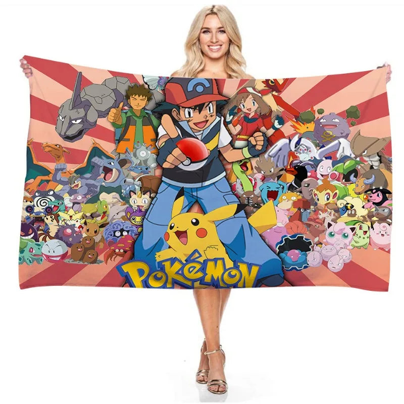Pokemon Pikachu Standhanddoek Voor Kinderen Met Schattige Ontwerpen
