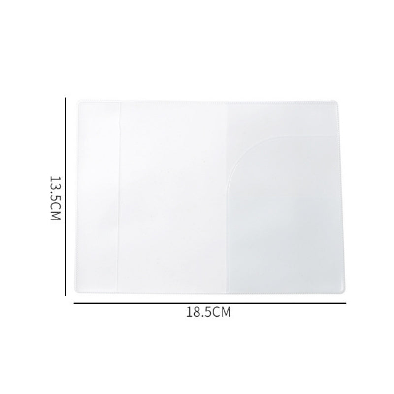 Paspoort Houder - Transparante Frosted Stijl met Kaartsleuf