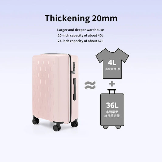 Xiaomi Koffer Luggage Case 20/24 Inch Lichtgewicht en Kleurrijk