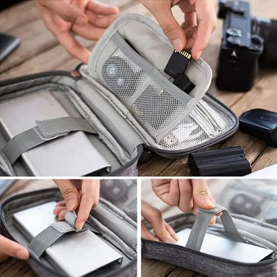 Praktische Digitale Compressie Packing Cubes Organizer Met USB Oplader Accessoires