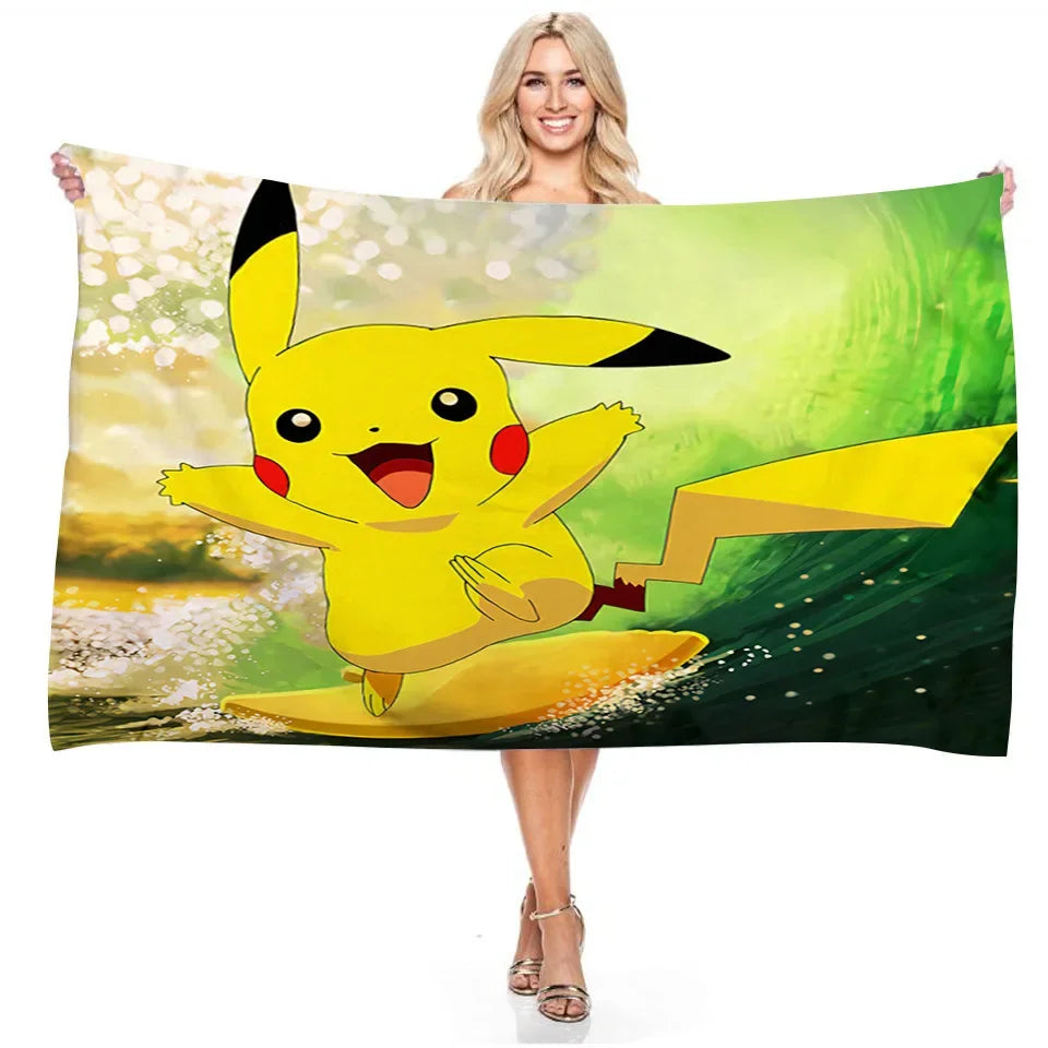 Pokemon Strandhanddoek Pikachu - Perfect Voor Zomerplezier
