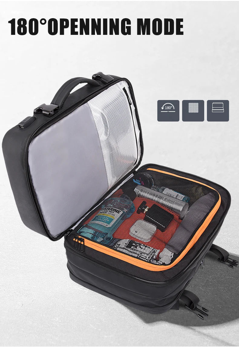 Rugzak Heren Waterdicht 17.3 Inch Laptop Grote Inhoud