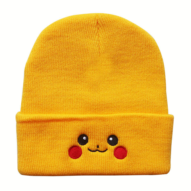 Pokemon Pikachu Knitting Beanie Muts Voor Dames En Heren One Size