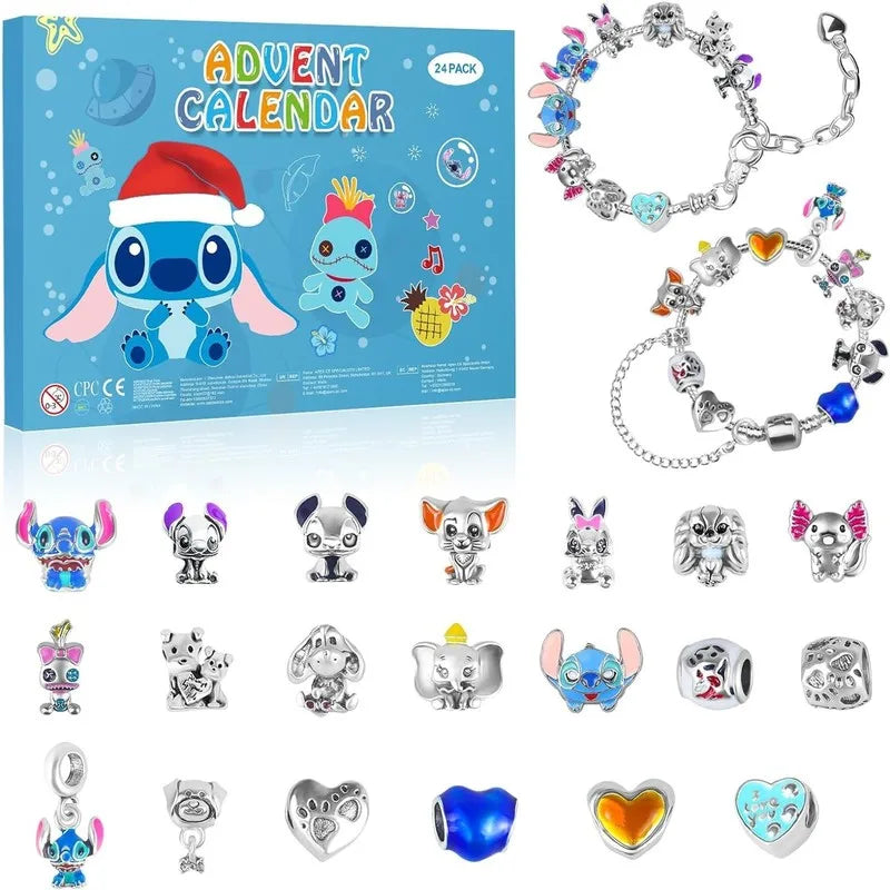 Adventskalender Armbanden Disney Stitch Kerst DIY Sieraden Kit