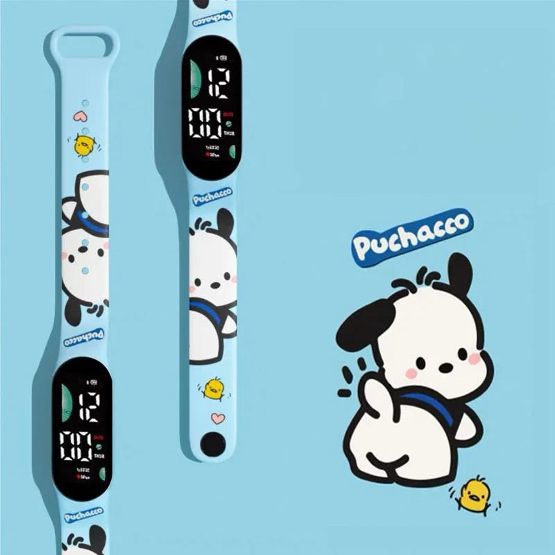 Kawaii Sanrio Cartoon Digitale Horloge LED Scherm Met Multifunctionele Functie