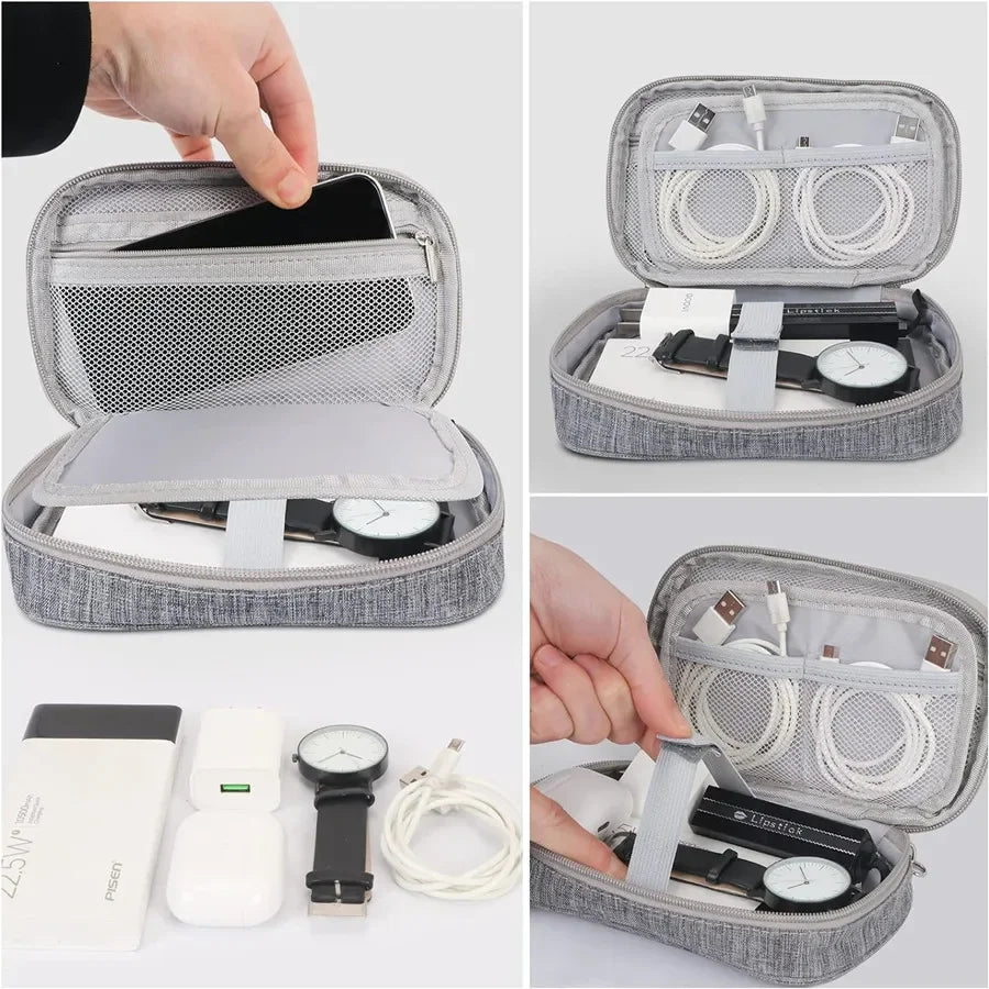Praktische Digitale Compressie Packing Cubes Organizer Met USB Oplader Accessoires