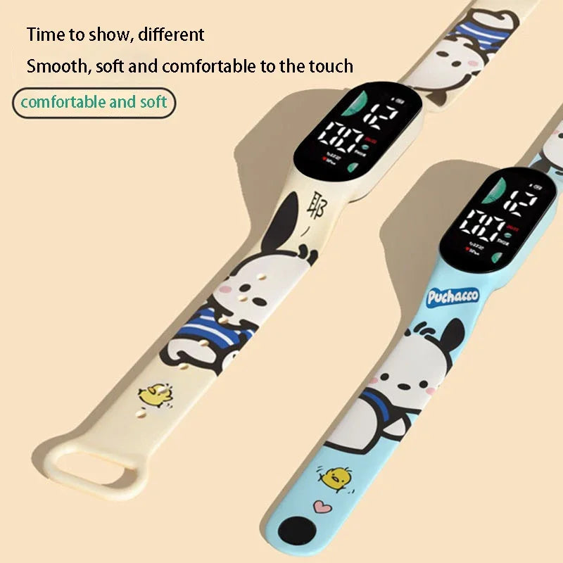 Kawaii Sanrio Cartoon Digitale Horloge LED Scherm Met Multifunctionele Functie