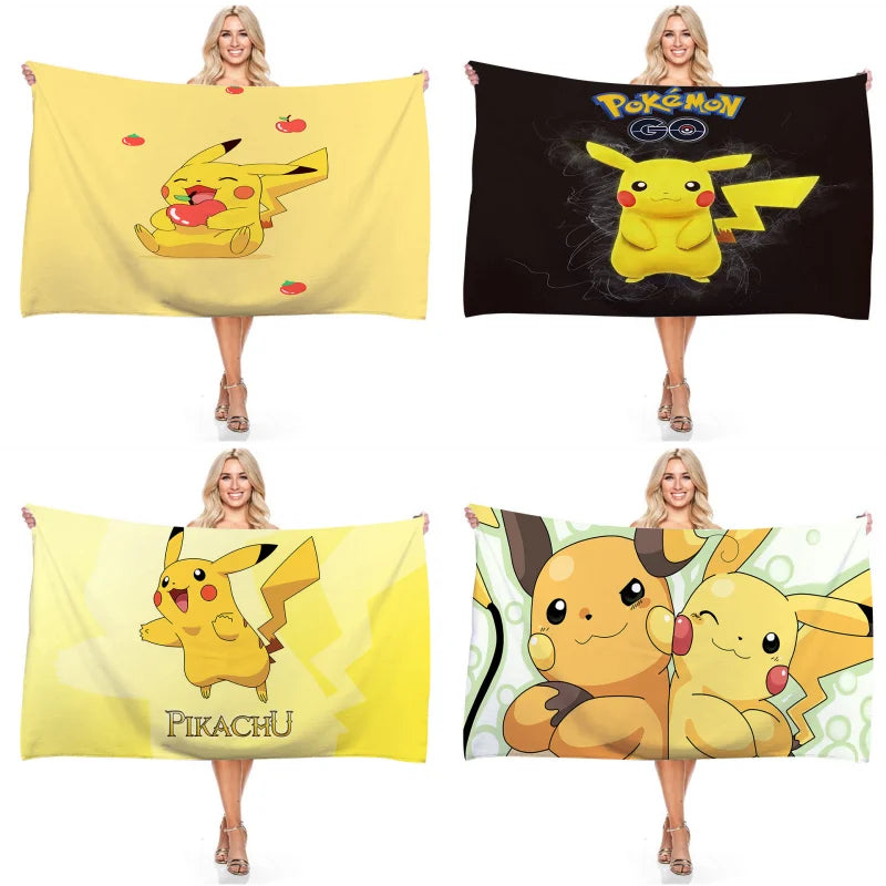 Pokemon Strandhanddoek Pikachu - Perfect Voor Zomerplezier