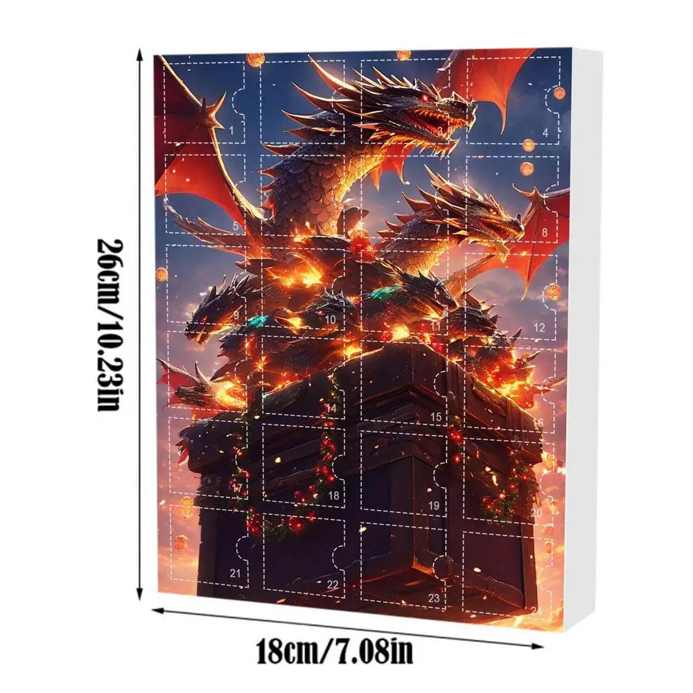 Adventskalender Kerstmis Dinosaurus Hanger 24 Dagen Vakantieplezier