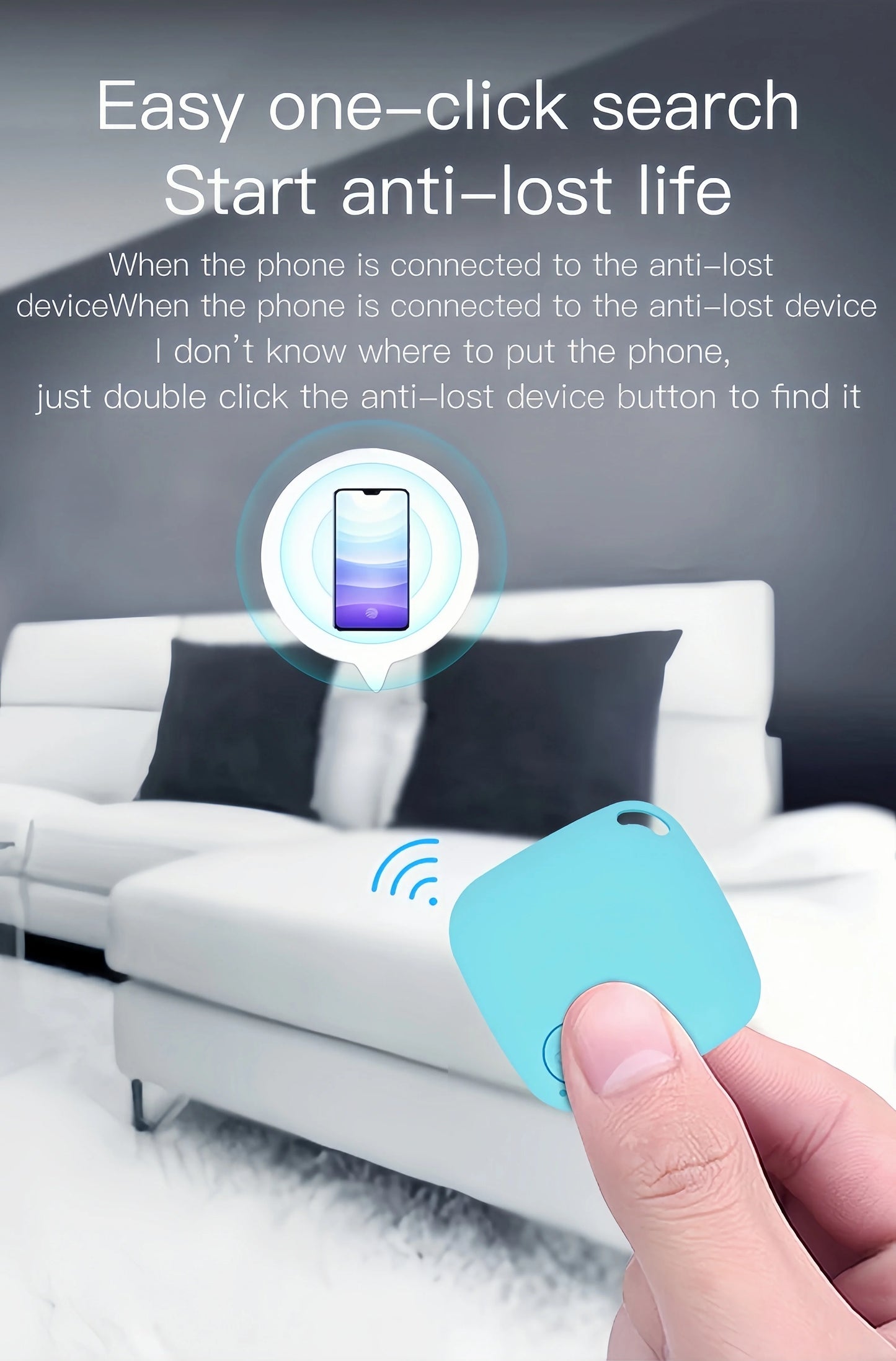 Mini GPS Tracker Bluetooth - Slimme Anti-Verlies Tag voor Bagage, Huisdieren en Kinderen