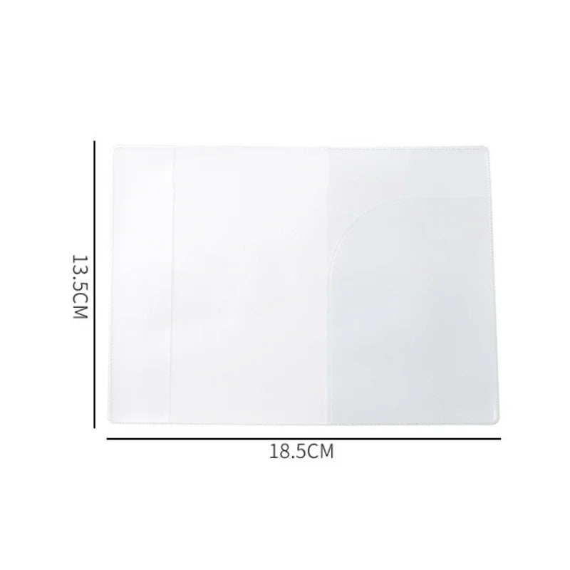Paspoort Houder - Transparante Frosted Stijl met Kaartsleuf