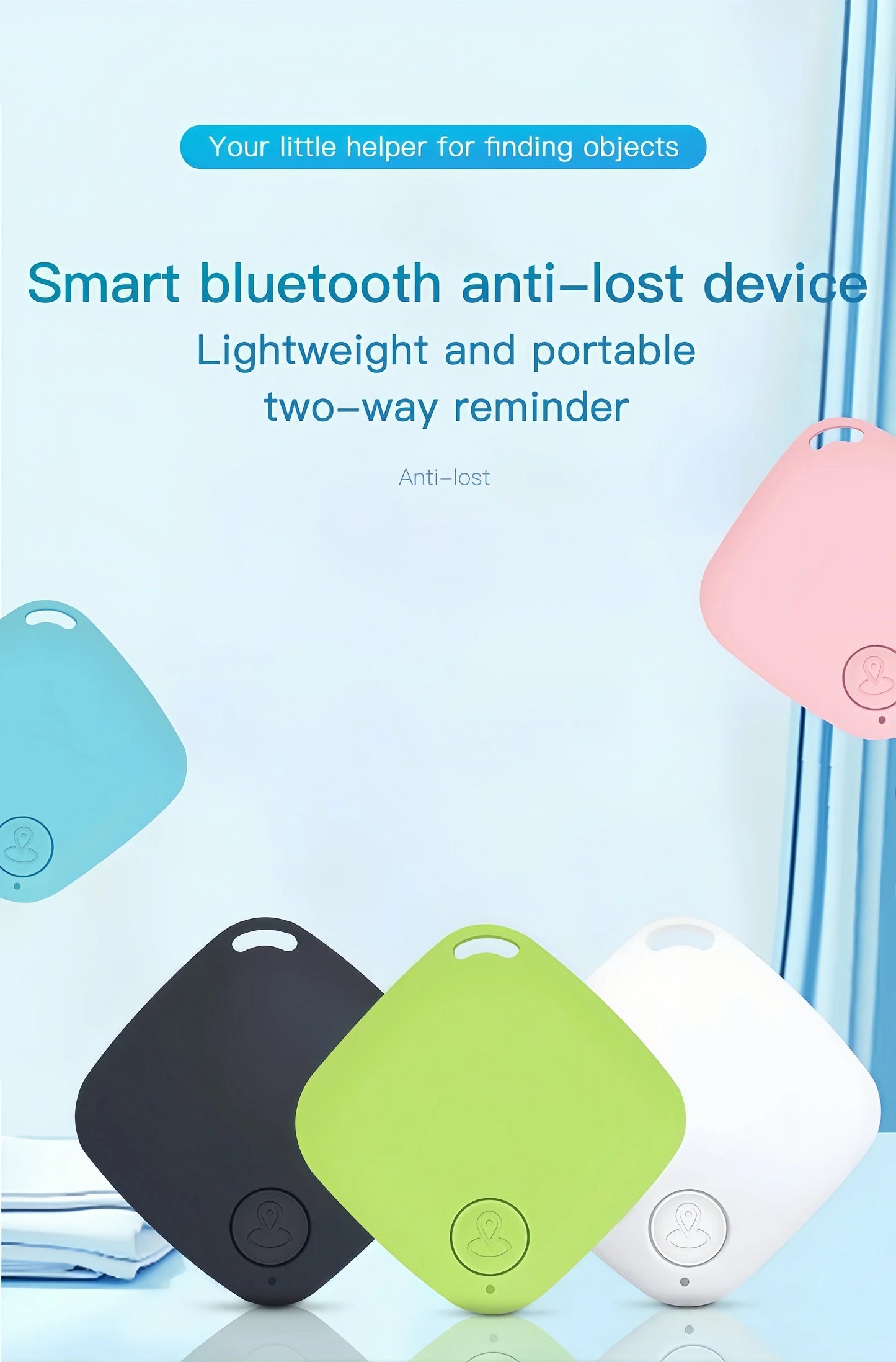 Mini GPS Tracker Bluetooth - Slimme Anti-Verlies Tag voor Bagage, Huisdieren en Kinderen