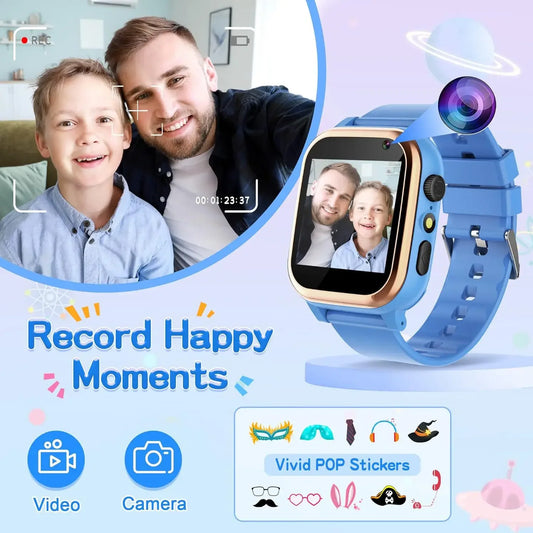 Smartwatch Horloge Kinderen Met 16 Spellen En Camera