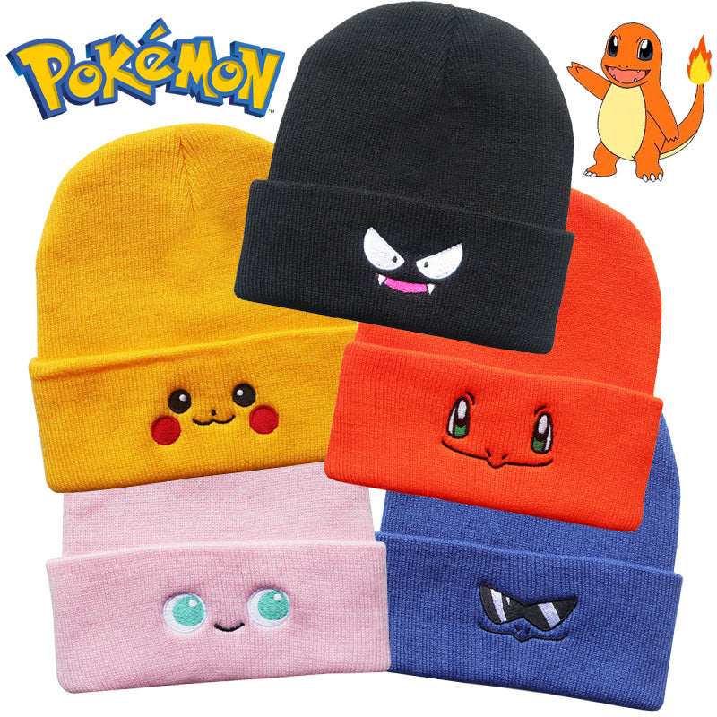 Pokemon Pikachu Knitting Beanie Muts Voor Dames En Heren One Size