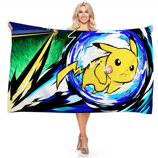 Pokemon Strandhanddoek Pikachu - Perfect Voor Zomerplezier