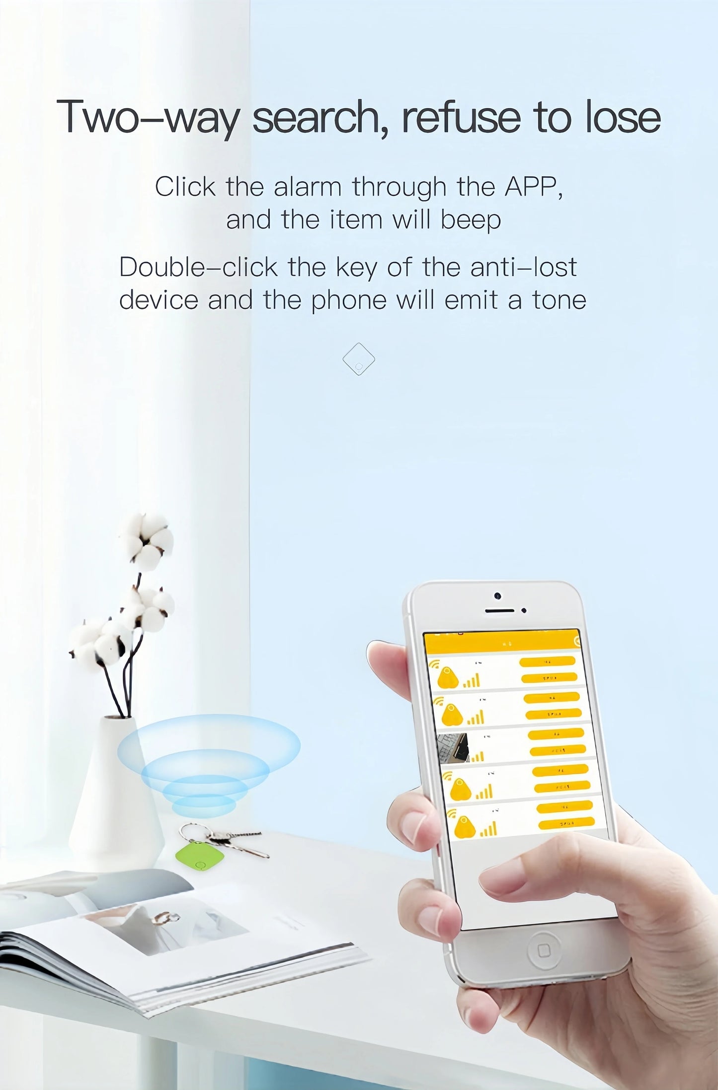Mini GPS Tracker Bluetooth - Slimme Anti-Verlies Tag voor Bagage, Huisdieren en Kinderen