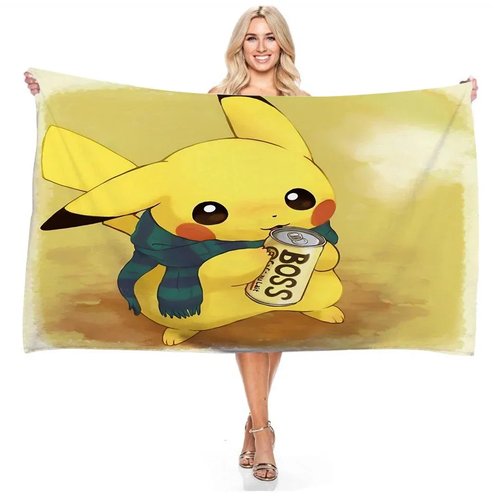 Pokemon Strandhanddoek Pikachu - Perfect Voor Zomerplezier