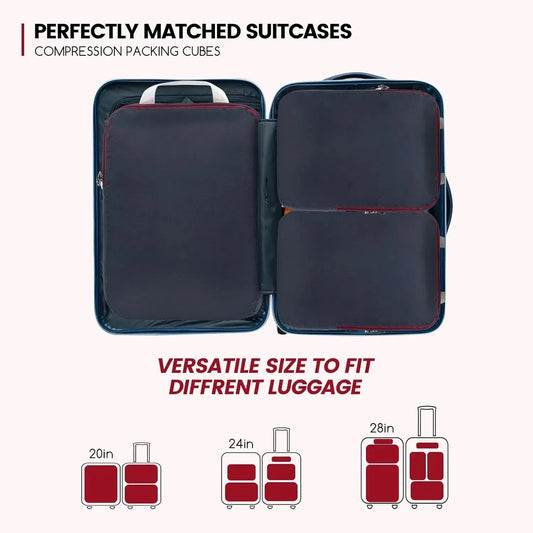 Compressie Packing Cubes 2/6/9 Set Waterdicht en Ruimtebesparend