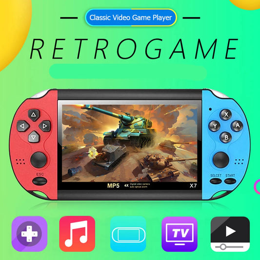 Mini Retro Handheld Game Console - Spelcomputer met 10000 Spellen