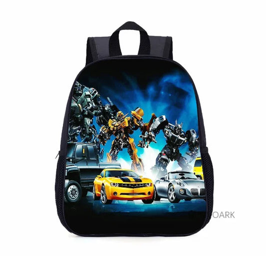 Rugzak School Bumblebee Robot Transformeerbare Cartoon Stijl