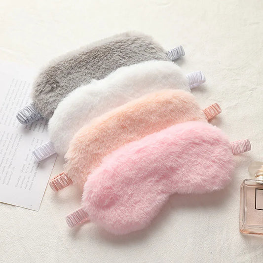 Pluche Slaapmasker Met Lief Cloud Ontwerp Voor Optimaal Comfort