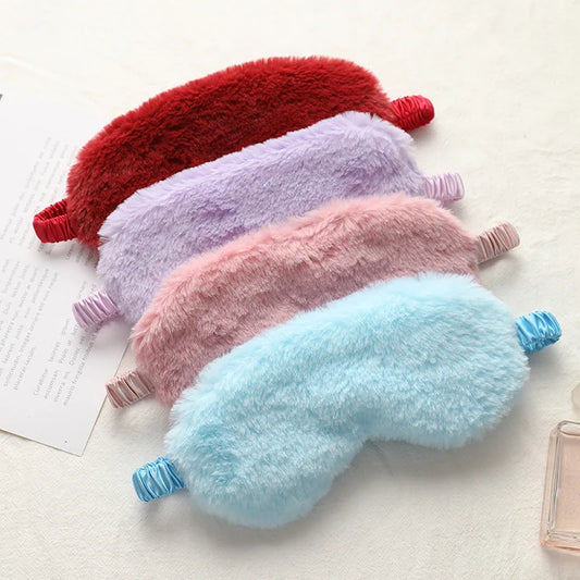 Pluche Slaapmasker Met Lief Cloud Ontwerp Voor Optimaal Comfort